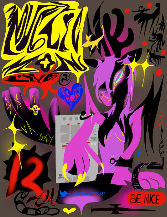 Illustrated posters